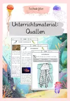 Vorschau - Unterrichtsreihen - Quallen - Deckblatt