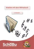 Vorschau - Arbeitsblätter - Arbeiten mit dem Wörterbuch (interaktiv) - Deckblatt