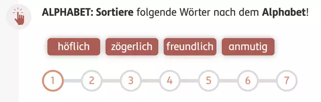 Vorschau - Arbeitsblätter - Arbeiten mit dem Wörterbuch (interaktiv) - Seite 3