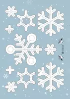 Vorschau - Mal- und Bastelvorlagen - Schneeflöckchen, Weißröckchen - Basteln und Singen zur Winterzeit - Seite 1