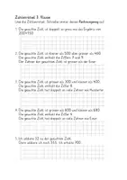 Vorschau - Arbeitsblätter - Zahlenrätsel 3. Klasse - Deckblatt