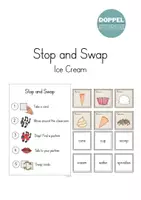 Vorschau - Spiele - Stop and Swap "Ice cream" - Vokabelspiel - Deckblatt