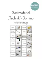 Vorschau - Arbeitsblätter - Materialpaket Domino (Metall/ Holz/ Kunststoff/ Elektronik/ Getriebetechnik) - Seite 1