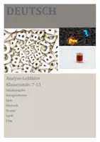 Vorschau - Klassenarbeiten - Analyse: Leitfäden zur Strukturierung eines Aufsatzes - Deckblatt