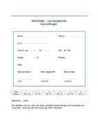 Vorschau - Arbeitsblätter - Kurzkontrolle Sozialkunde für den Hauptschulabschluss - Deckblatt
