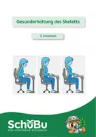 Vorschau - Interaktives Material - Gesunderhaltung des Skeletts, richtige Haltung (interaktiv) - Deckblatt