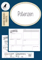 Vorschau - Arbeitsblätter - AO Potenzen - Deckblatt