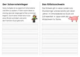 Vorschau - Arbeitsblätter - Schönschreibheft Silvester/Neujahr - Seite 3