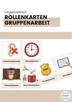 Vorschau - Merkblätter - Rollenkarten für Gruppenarbeit / kooperatives Lernen - Deckblatt