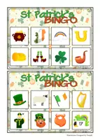 Aperçu - Apprentissages en autonomie - St Patrick's Day Bingo - The British Fox - Page 1