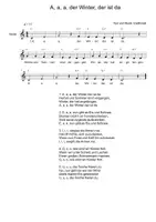 Vorschau - Arbeitsblätter - A, a, a, der Winter, der ist da - Handreichungen zur Liedbegleitung mit Orff-Instrumentarium - Seite 2