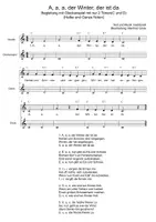 Vorschau - Arbeitsblätter - A, a, a, der Winter, der ist da - Handreichungen zur Liedbegleitung mit Orff-Instrumentarium - Seite 3