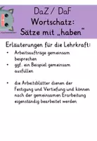 Vorschau - Arbeitsblätter - DaZ/ DaF (Ukraine) Wortschatz: "ich habe" - Seite 2