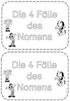 Vorschau - Arbeitsblätter - Materialpaket: 4 Fälle des Nomens (differenziert) - Seite 2