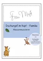 Vorschau - Arbeitsblätter - Dschungel im Kopf Namika - Deckblatt