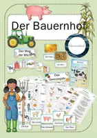 Vorschau - Unterrichtsreihen - Der Bauernhof - Großes Materialpaket - Deckblatt