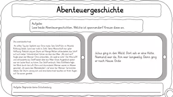 Vorschau - Arbeitsblätter - Abenteuergeschichte schreiben: Lassen der Kreativität freien Lauf Bonus: KIquests - Seite 3