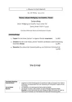 Vorschau - Klassenarbeiten - Faust I (J. W. v. Goethe) - Klausur mit Erwartungshorizont (zur Szene "Kerker") - Seite 1