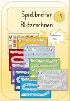 Vorschau - Spiele - Spiele Blitzrechnen 2.Klasse Zahlenraum 100 - Deckblatt