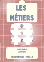 Vorschau - Arbeitsblätter - Vokabelblatt: Les métiers / Berufe - Deckblatt
