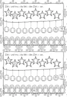 Vorschau - Arbeitsblätter - Mathematik Übungsheft Klasse 1 Weihnachten - Deckblatt