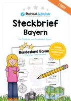 Vorschau - Arbeitsblätter - Steckbrief Bundesland Bayern - Deckblatt