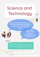 Vorschau - Arbeitsblätter - Arbeitsblätter für den Englischunterricht Oberstufe: Einführung "Science and Technology - Modeling the Future" - Deckblatt