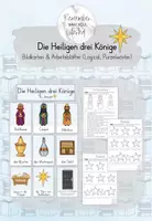 Vorschau - Arbeitsblätter - Die Heiligen drei Könige - Bildkarten und Arbeitsblätter - Deckblatt