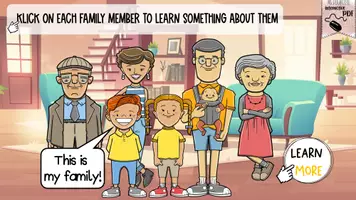 Vorschau - Präsentationen/Tafelbilder - Family | classic family "Smith" | interaktive Wortschatzeinführung - Seite 3