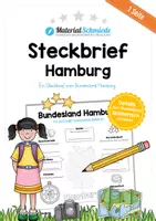Vorschau - Arbeitsblätter - Steckbrief Bundesland Hamburg - Deckblatt