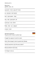 Vorschau - Arbeitsblätter - infinitive mit to Merkblatt Aufgaben Lösungen - Seite 3