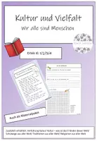 Vorschau - Unterrichtsreihen - Kultur: Wir alle sind Menschen - Deckblatt