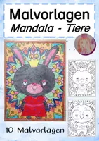 Vorschau - Mal- und Bastelvorlagen - Ausmalbilder: Mandala - Tiere - Deckblatt