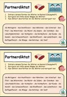 Aperçu - Cartes d'exercices - Dictée à deux "In der Metzgerei" Thème achats - Allemand - Page de couverture
