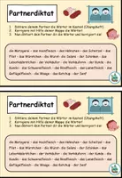 Aperçu - Cartes d'exercices - Dictée à deux "In der Metzgerei" Thème achats - Allemand - Page 2