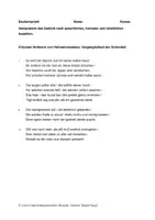 Vorschau - Test - Klassenarbeit: Gedichtinterpretation zu Hofmannswaldaus "Vergänglichkeit der Schönheit" - Deckblatt