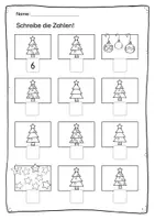 Vorschau - Arbeitsblätter - Arbeitsblätter-Mix Weihnachten (Mathe, 1. Klasse) - Seite 2