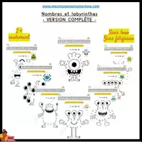 Aperçu - Feuilles d'exercices - La suite numérique des petits monstres - Page de couverture