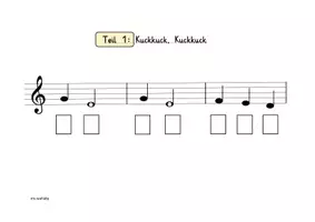 Vorschau - Arbeitsblätter - Kuckkuck Glockenspiel gemeinsam musizieren - Seite 3