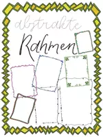 Vorschau - selbst erstellte Cliparts/Grafiken - abstrakte Rahmen für Verzierungen Clipart - Deckblatt