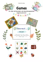 Vorschau - Spiele - Spielsammlung für einen aktivierenden und abwechslungsreichen Englischunterricht - Deckblatt