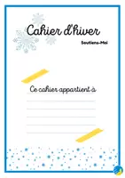 Aperçu - Jeux - Cahier d'activités - spécial hiver - Page de couverture