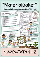 Vorschau - Arbeitsblätter - Materialpaket Lernentwicklungsgespräche I Kl. 1+2 - Deckblatt