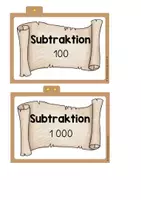 Vorschau - Stationenlernen - Mathematik Piraten - Kartei zur schriftlichen Subtraktion - Seite 3