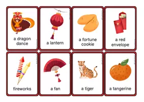 Aperçu - Jeux - Flashcards Chinese New Year - The British Fox - Page de couverture