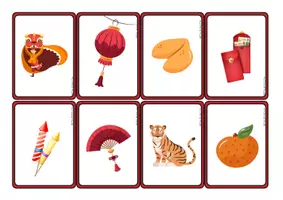 Aperçu - Jeux - Flashcards Chinese New Year - The British Fox - Page 1