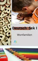Vorschau - Arbeitsblätter - Wortfamilien erkennen Aufgaben Lösung - Deckblatt