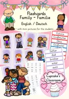 Vorschau - Stationenlernen - Englisch - family (Familie) - Sparpaket - Arbeitsblätter, Bildkarten, Miniwörterbuch - Seite 1