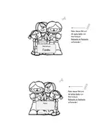 Vorschau - Arbeitsblätter - Deutsch/ DaZ - Familie - Miniwörterbuch (Leporello), Sprachförderung - Seite 1