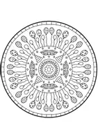Vorschau - Mal- und Bastelvorlagen - Mandalas Karneval 2.0, Kunst Grundschule - Seite 2